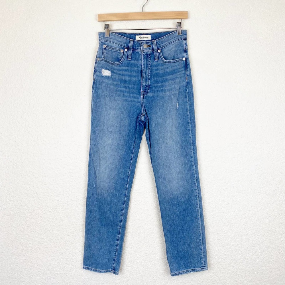 Madewell The Classic Straight High Rise Jeans Size 27